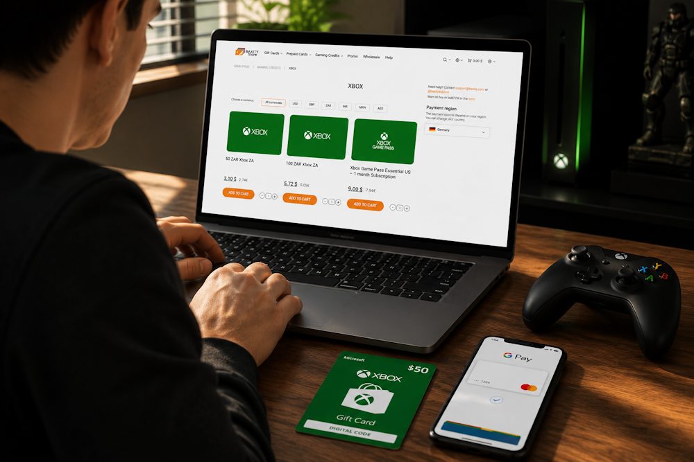 How to Pay for Xbox Gift Cards with Google Pay