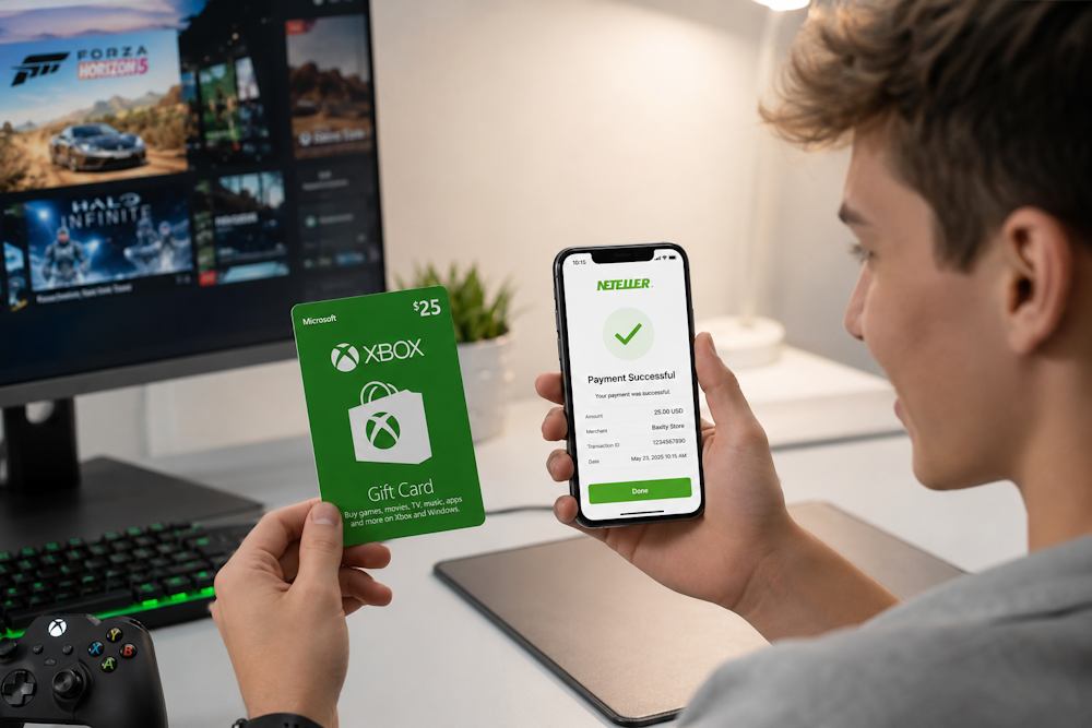 Using NETELLER for Xbox Purchases