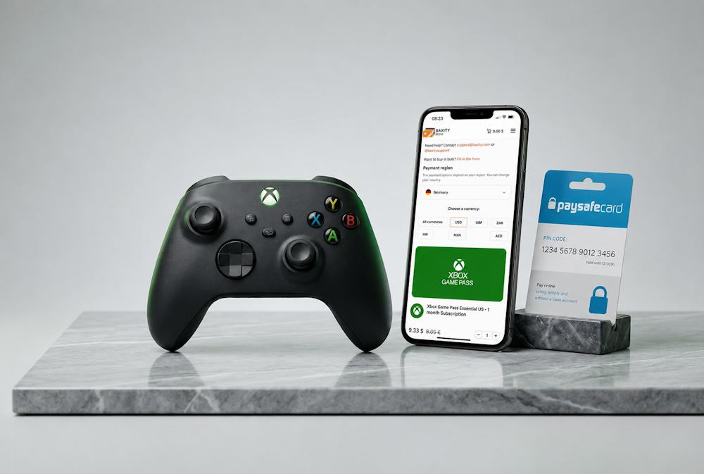 Xbox payment with Paysafecard