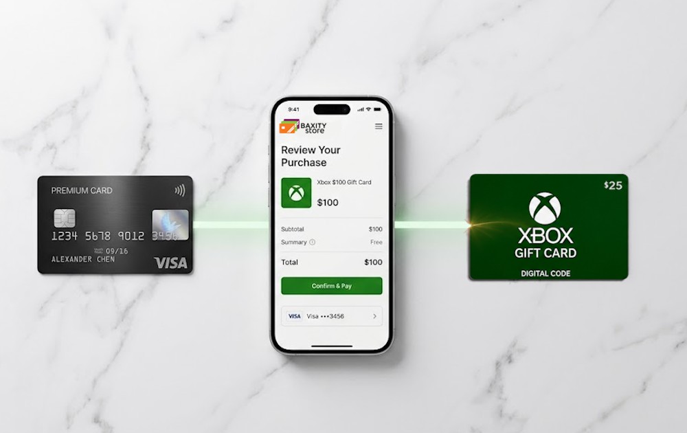 How to Buy Xbox Gift Cards with Visa Card