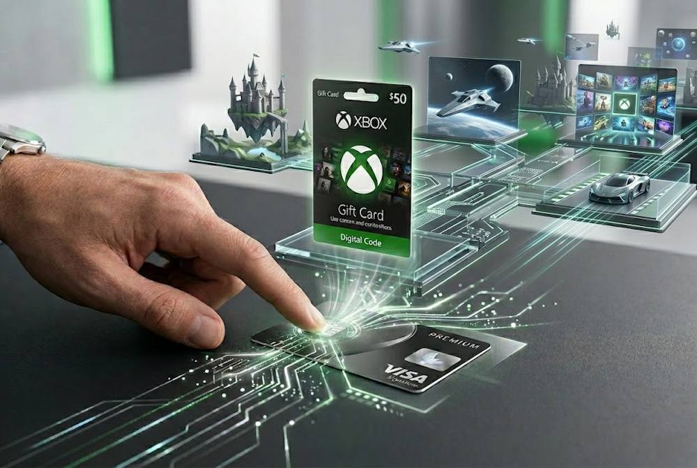 Learn how to buy Xbox Gift Cards with Visa