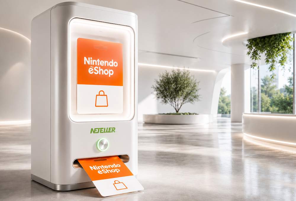 Buying Nintendo eShop Cards with NETELLER on Baxity Store