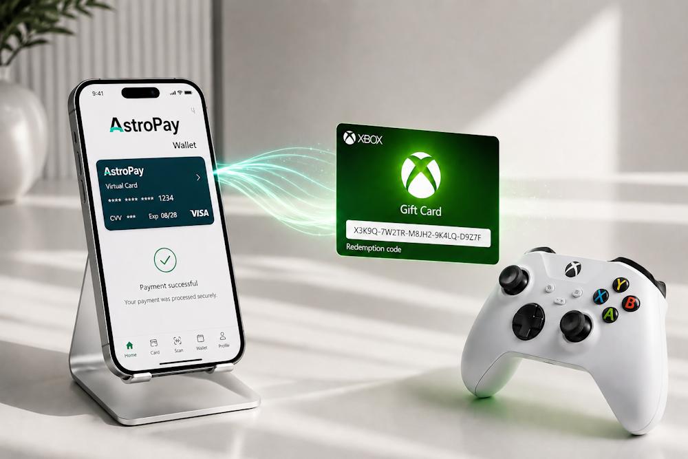 Xbox recharge with AstroPay