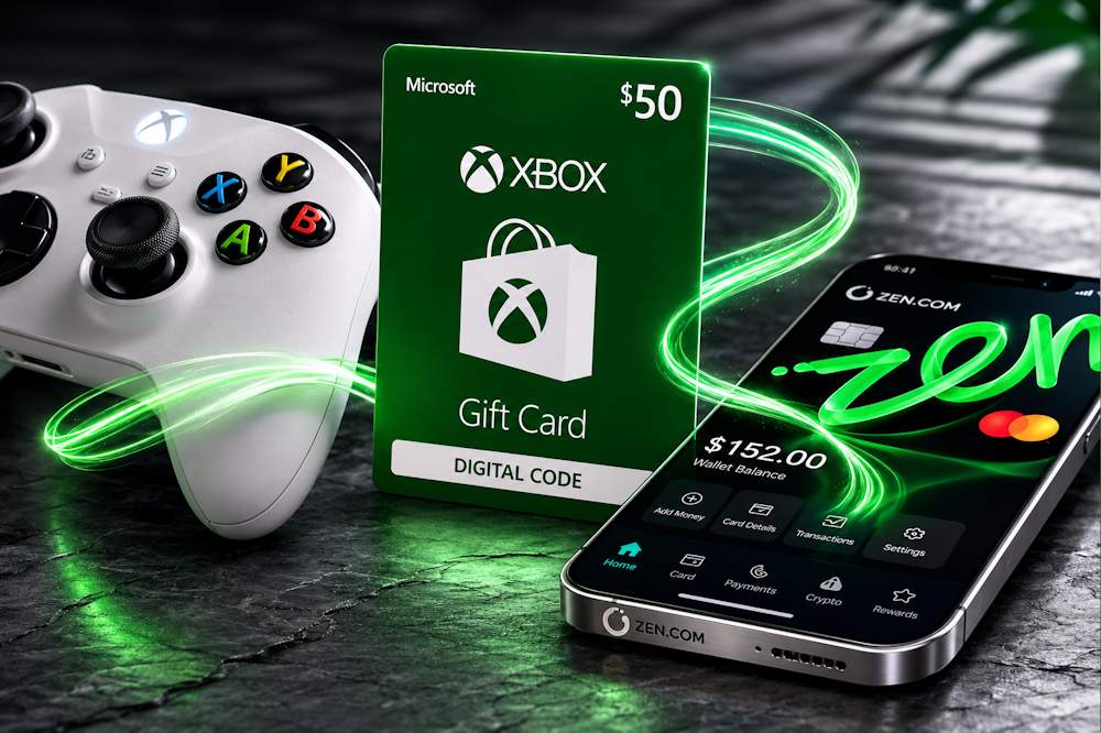 Top up Xbox officially with Zen Wallet