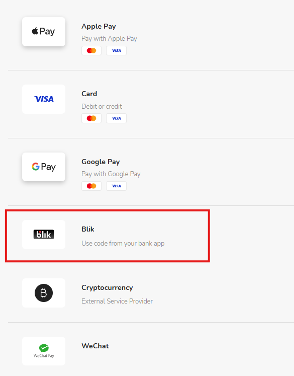 How to Pay with BLIK online for Gift Cards & Game Credits