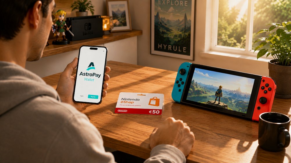 Using AstroPay Wallet for Nintendo Payments