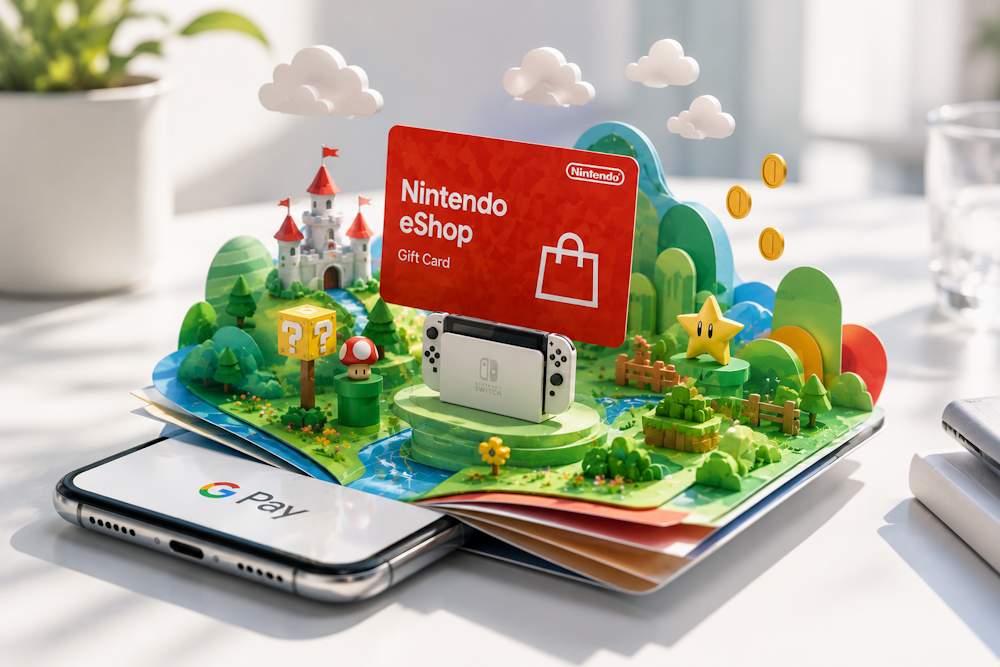 How to Buy a Nintendo eShop Card with Google Pay