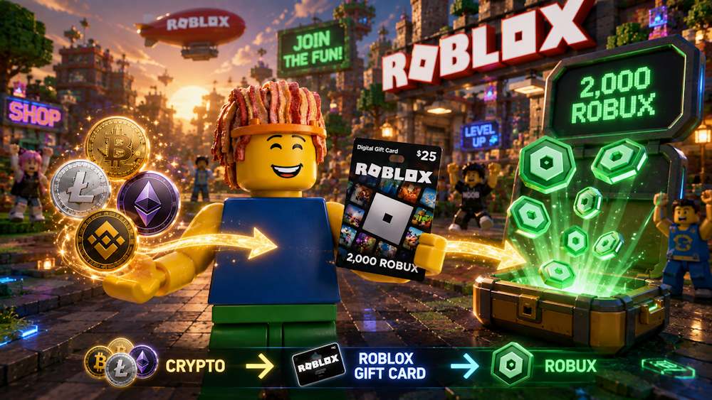 How to Buy Roblox Gift Cards with Crypto