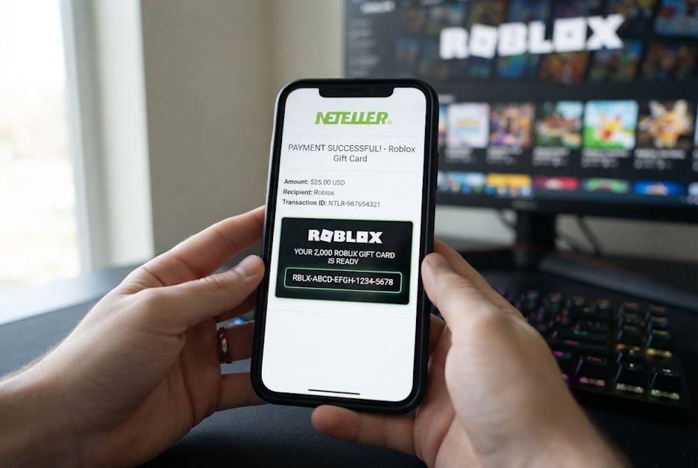 How to Buy Roblox Gift Cards with NETELLER