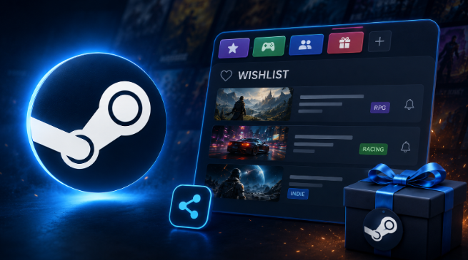 Steam Adds Wishlist Categories and New Gifting Options