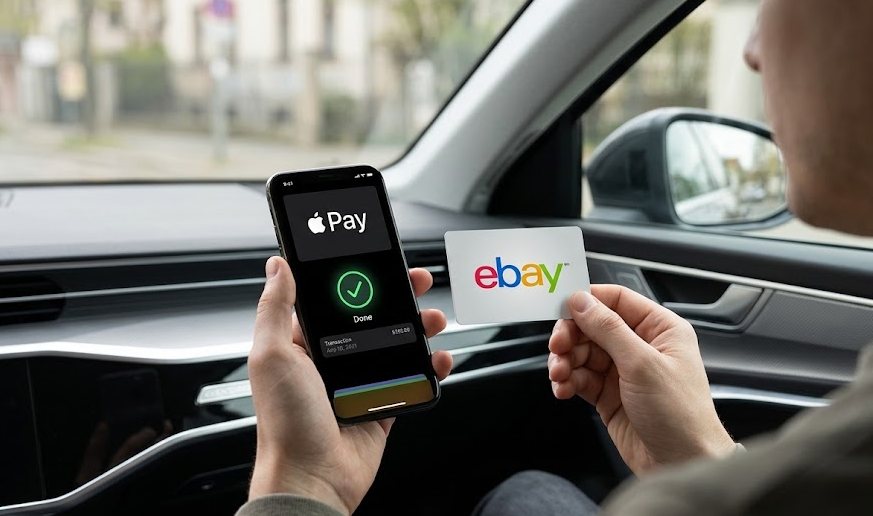 Will an eBay Gift Card purchased with Apple Pay work with an account in another country