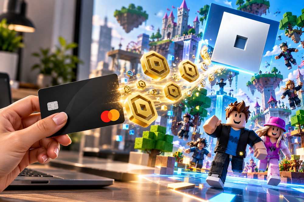 Buy Robux with Mastercard easily