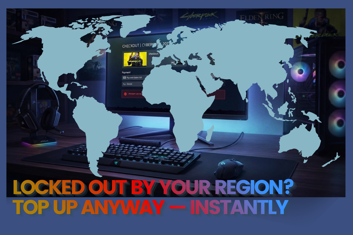 Top Up When Your Country Isn't Supported